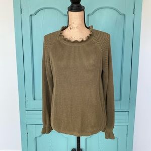 Hayden Olive Green Sweater. Medium